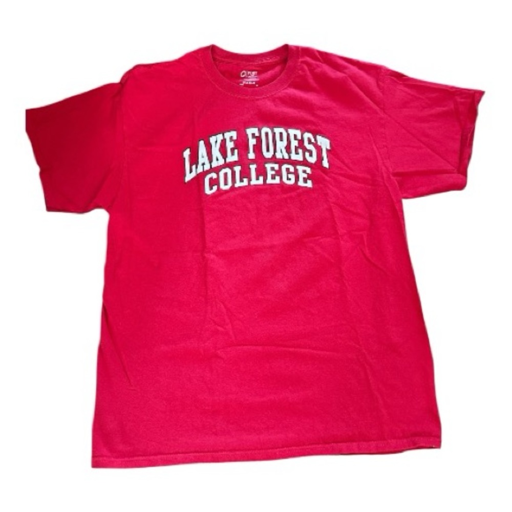 EUC Lake Forest College Port and Company Red College Tee